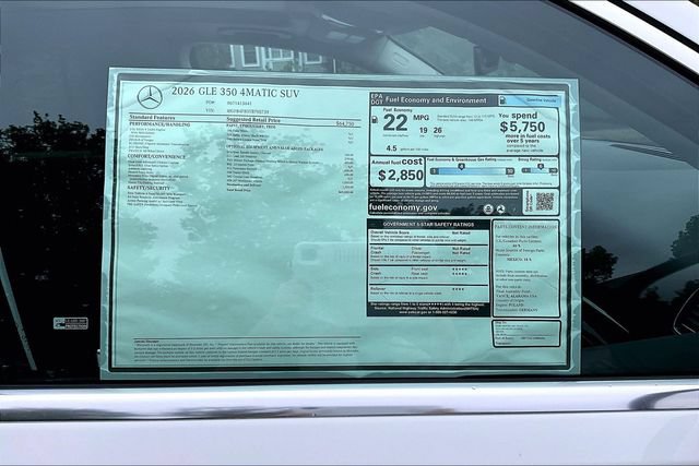 New 2026 Mercedes-Benz GLE 350 4MATIC image 17