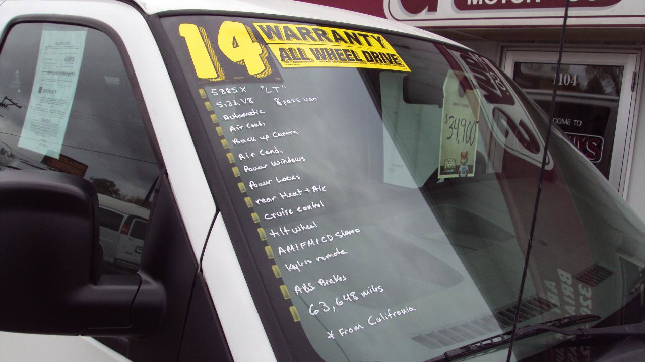 Used 2014 Chevrolet Express 1500 LT w/ LT Preferred Equipment Group AWD/4WD image 34