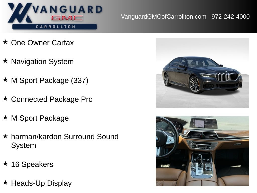Used 2022 BMW 750i xDrive w/ M Sport Package AWD/4WD image 6