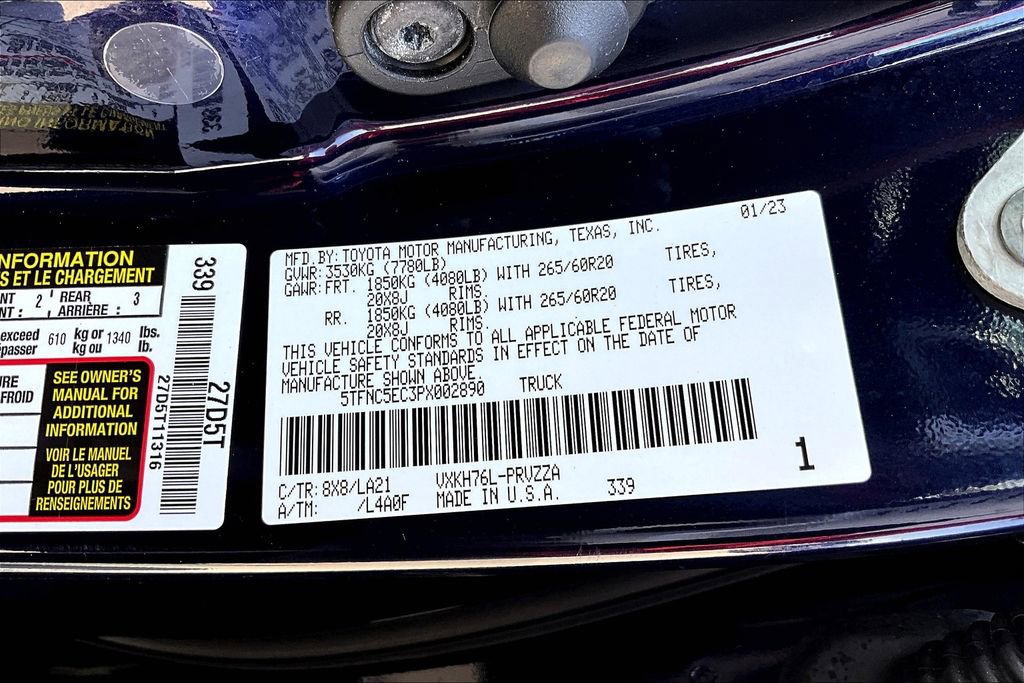 Used 2023 Toyota Tundra Platinum image 47