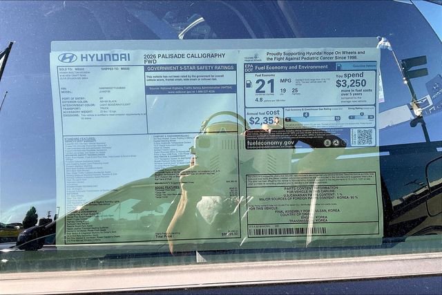New 2026 Hyundai Palisade Calligraphy image 13