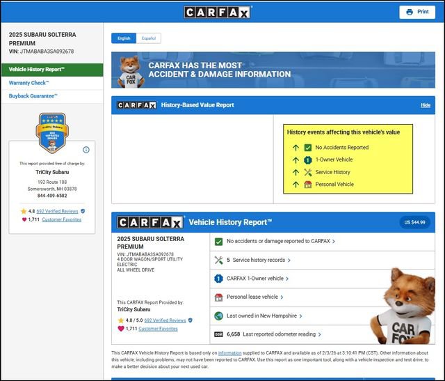 Used 2025 Subaru Solterra Premium image 14