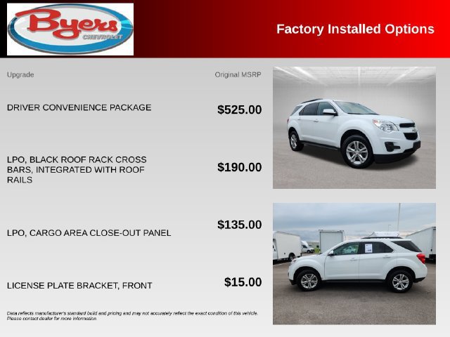 Used 2014 Chevrolet Equinox LT w/ Driver Convenience Package FWD image 10