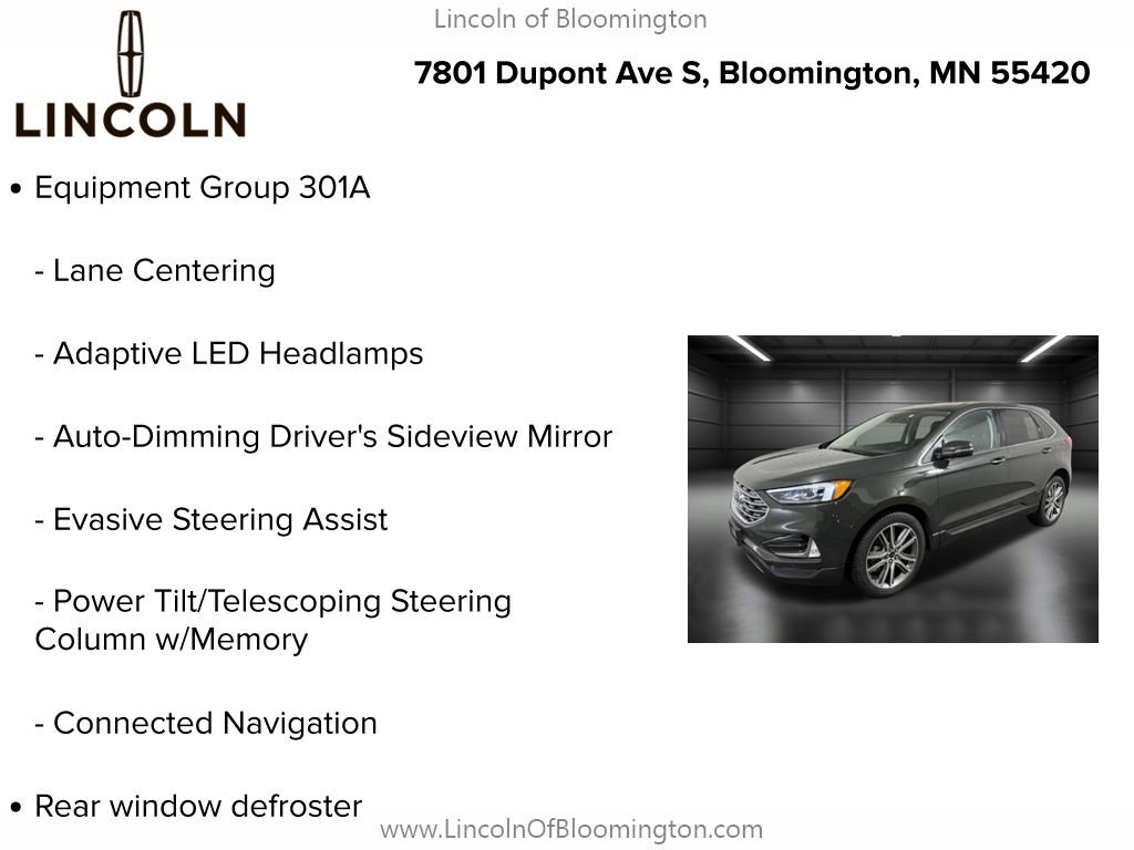 Used 2024 Ford Edge Titanium w/ Equipment Group 301A AWD/4WD image 9