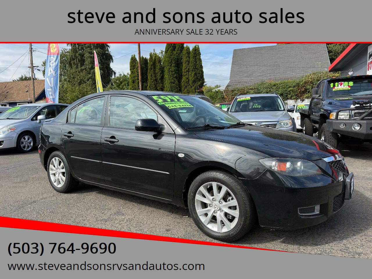 Used 2008 MAZDA MAZDA3 i Touring