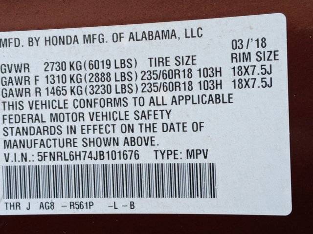 Used 2018 Honda Odyssey EX-L image 20