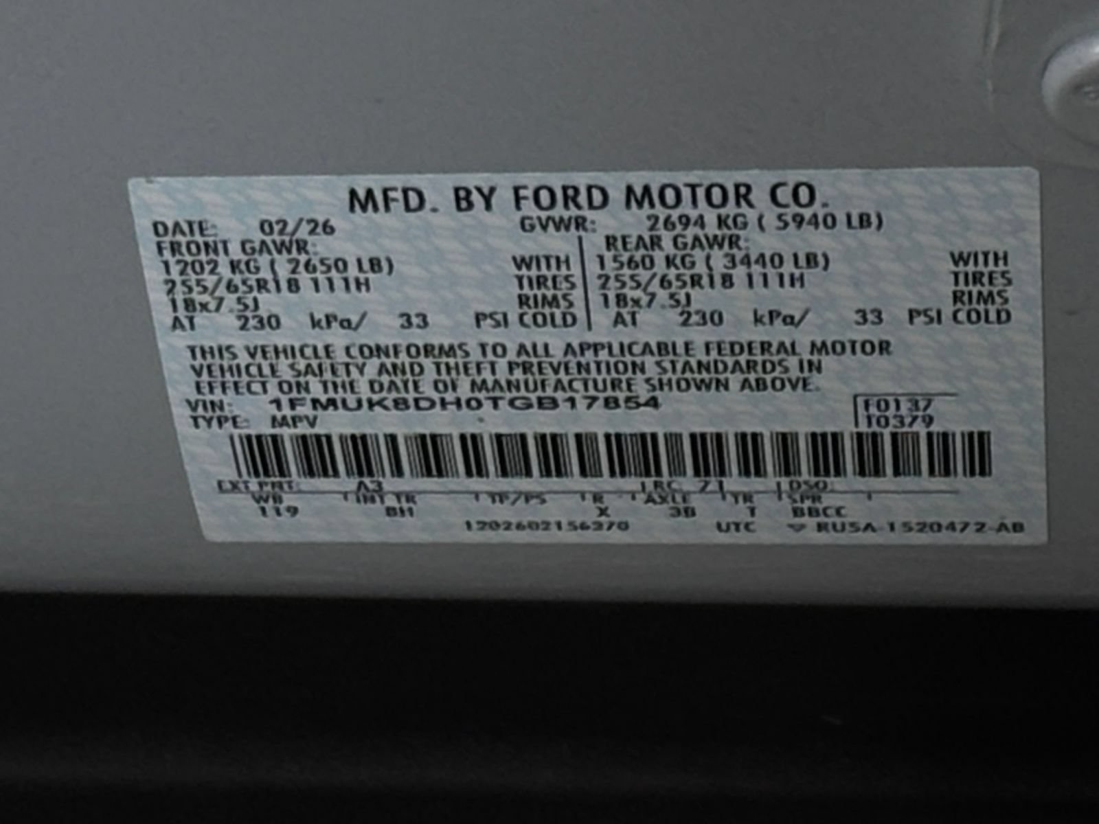 Used 2026 Ford Explorer Active AWD/4WD image 27