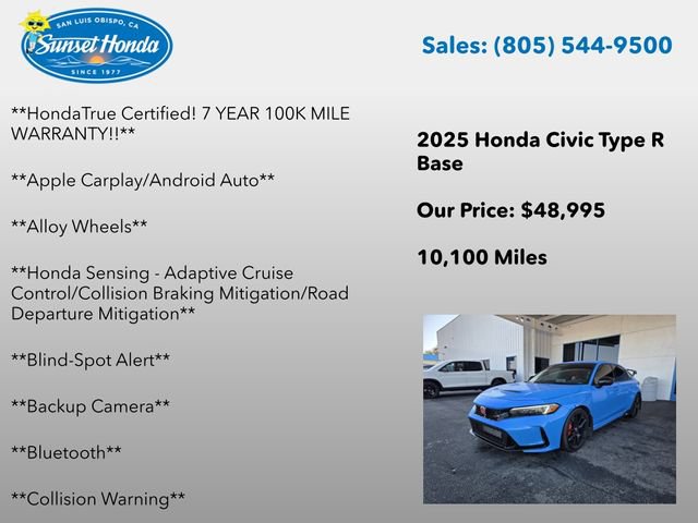 Used 2025 Honda Civic Type R image 6