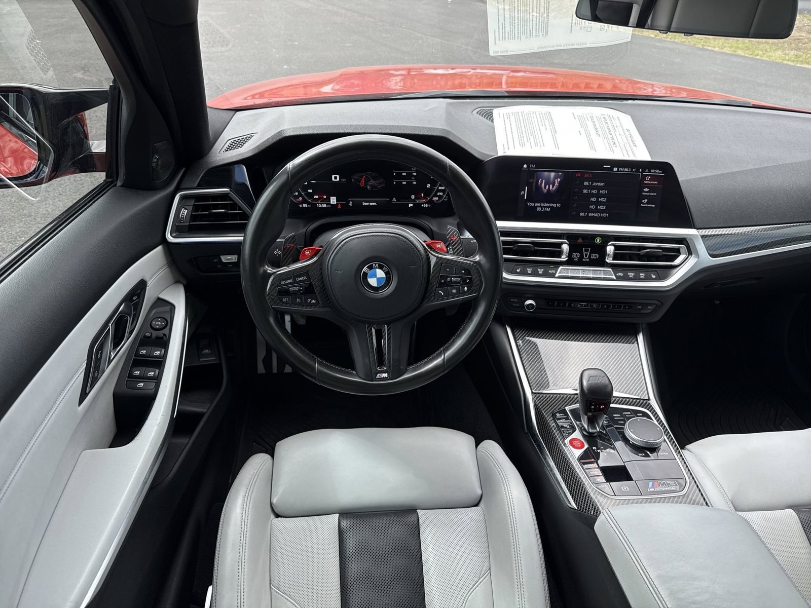 Used 2021 BMW M3 Competition w/ Parking Assistance Package RWD image 15