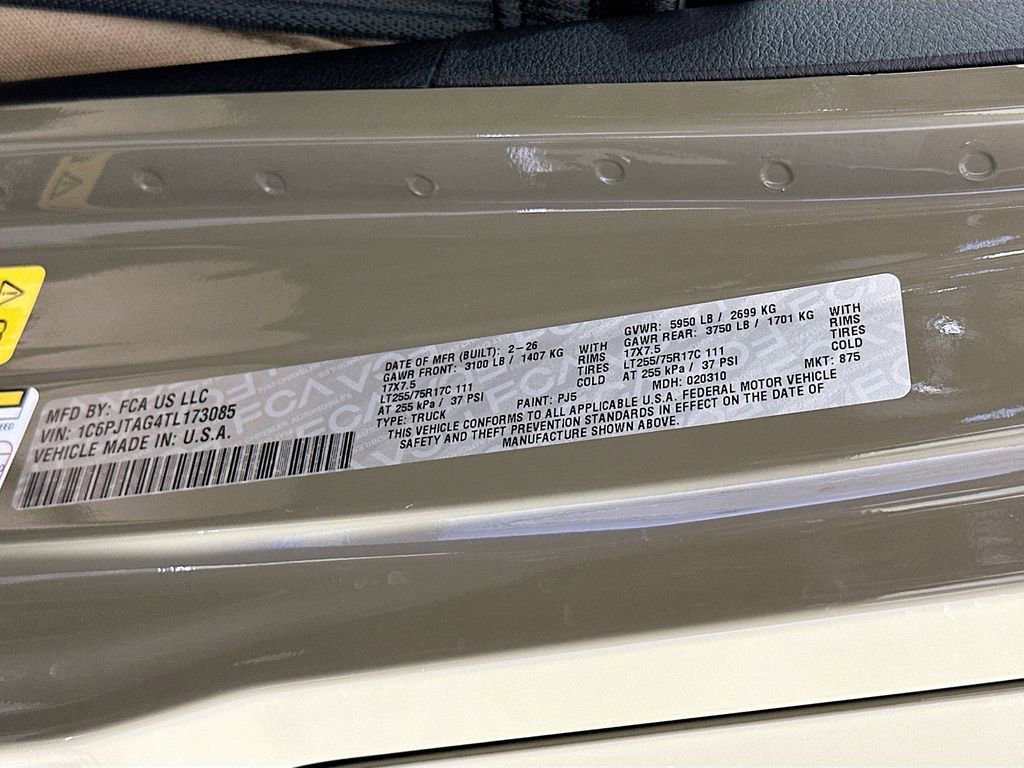 New 2026 Jeep Gladiator Willys image 6