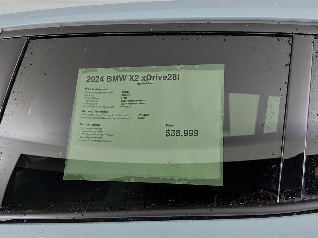 Certified 2024 BMW X2 xDrive28i w/ Technology Package image 13