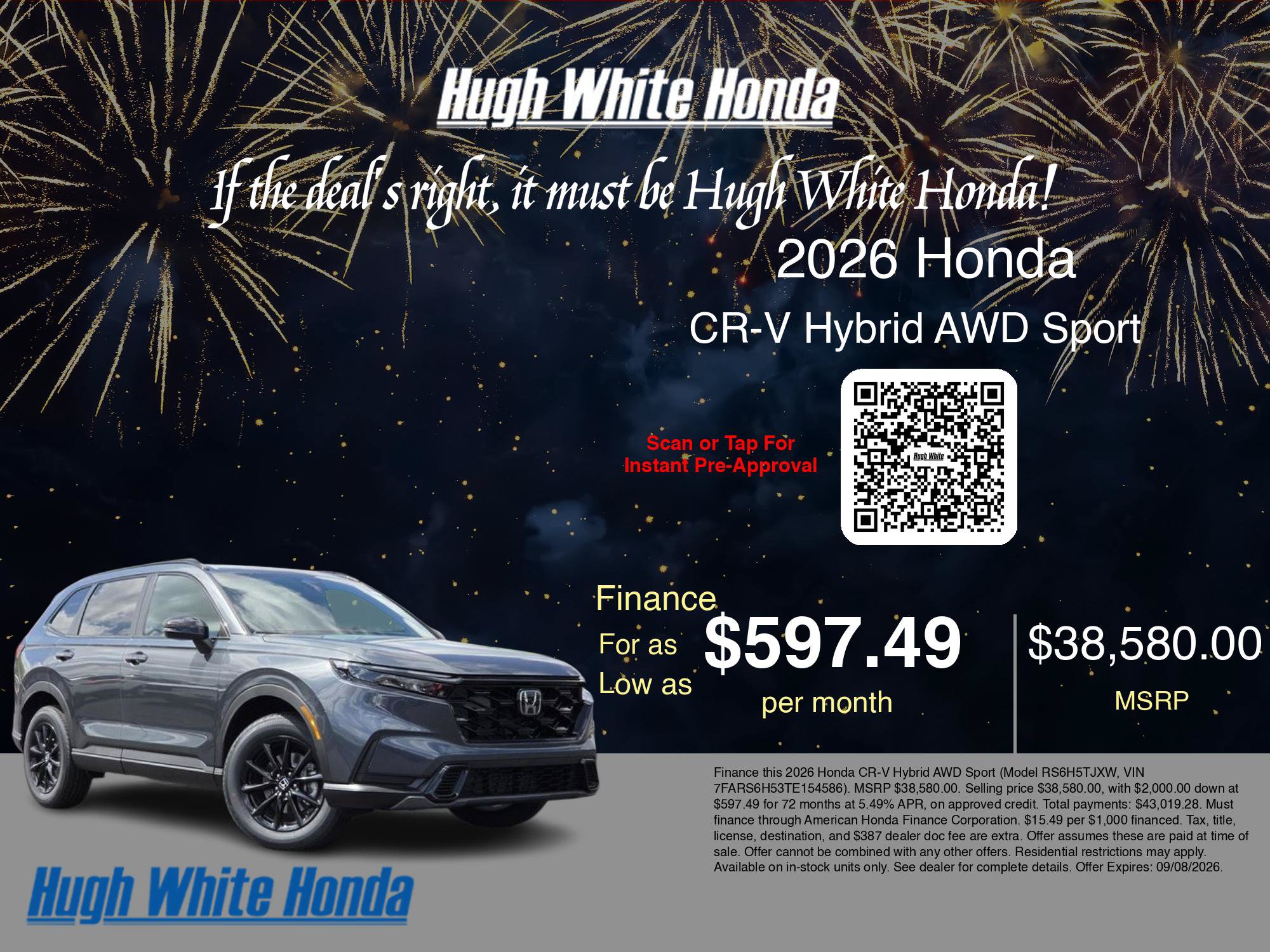 New 2026 Honda CR-V Sport image 7