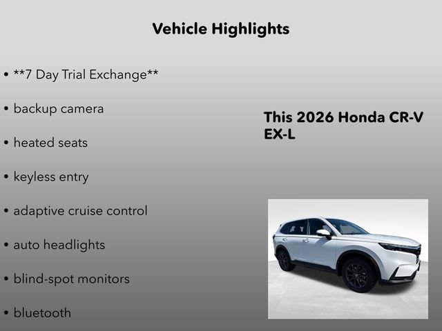 New 2026 Honda CR-V EX-L image 5