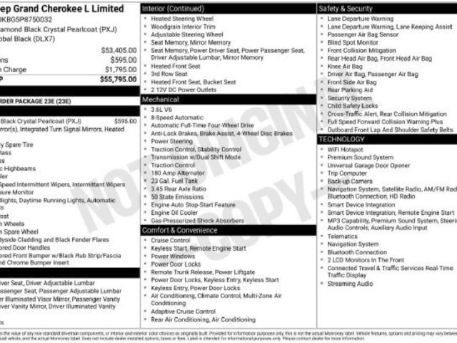 Used 2023 Jeep Grand Cherokee L Limited AWD/4WD image 46
