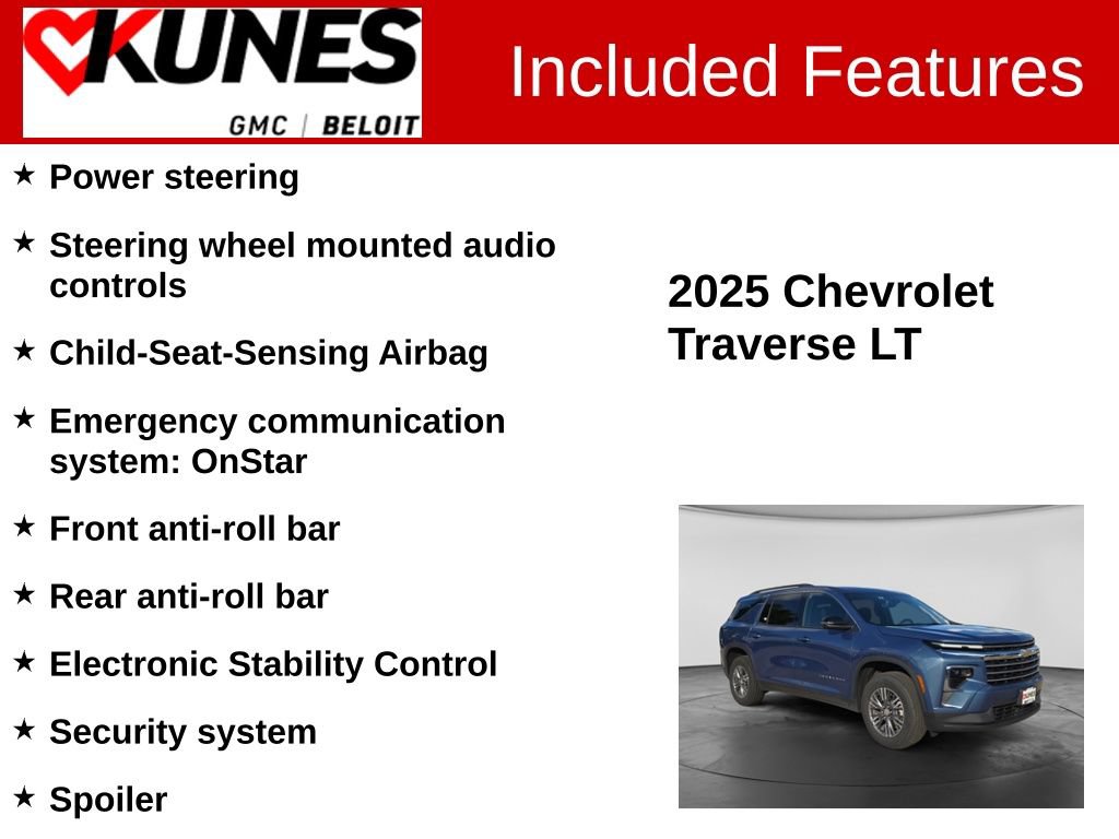 Used 2025 Chevrolet Traverse LT AWD/4WD image 3