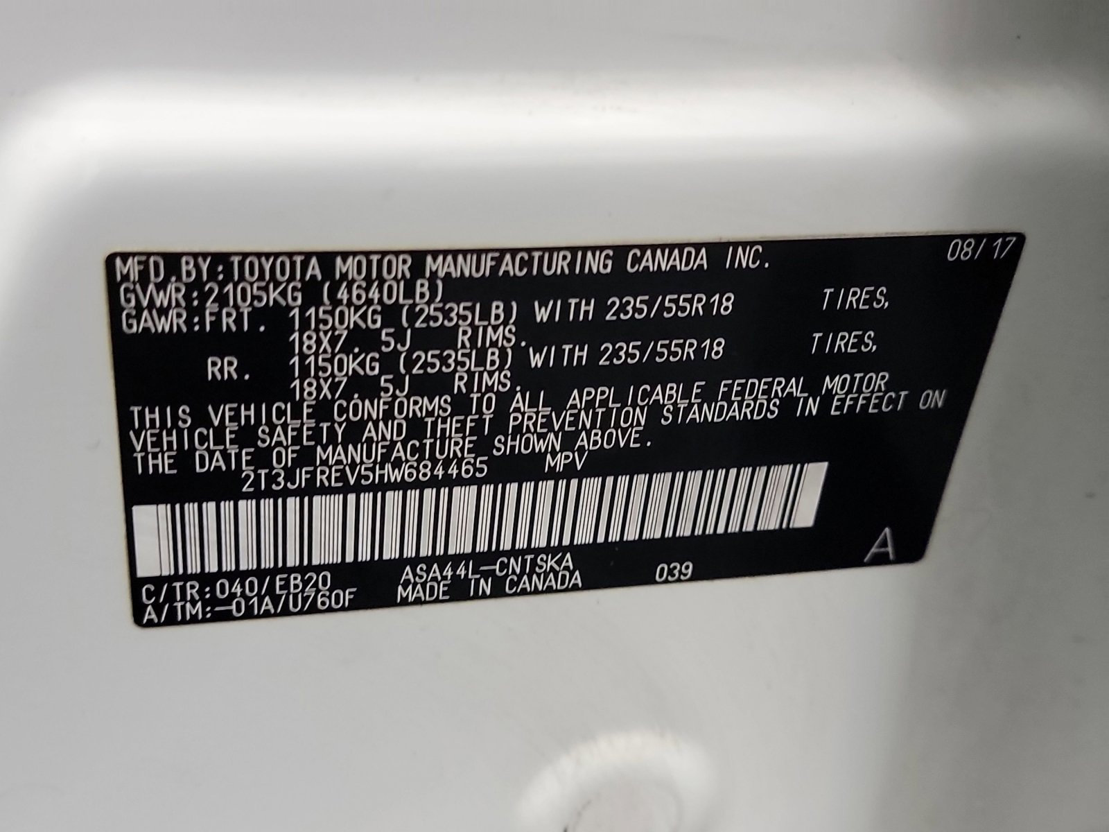 Used 2017 Toyota RAV4 SE image 33