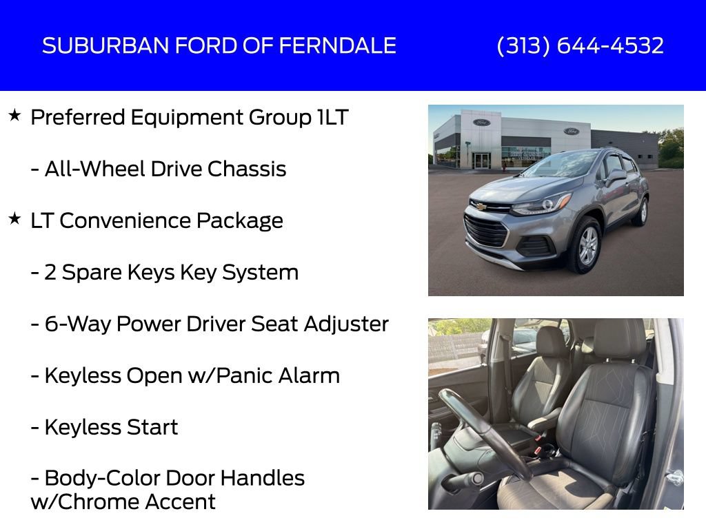 Used 2019 Chevrolet Trax LT w/ LT Convenience Package AWD/4WD image 4