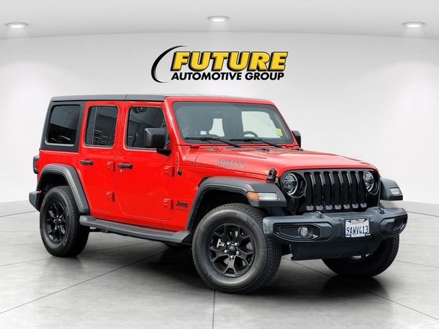 Used 2022 Jeep Wrangler Unlimited Willys image 1