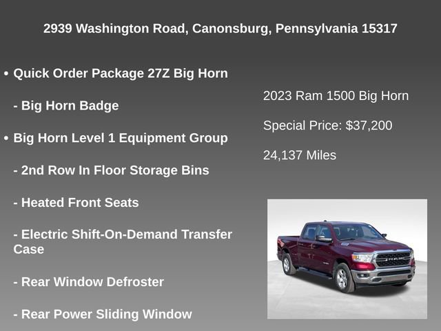 Used 2023 RAM 1500 Big Horn AWD/4WD image 9