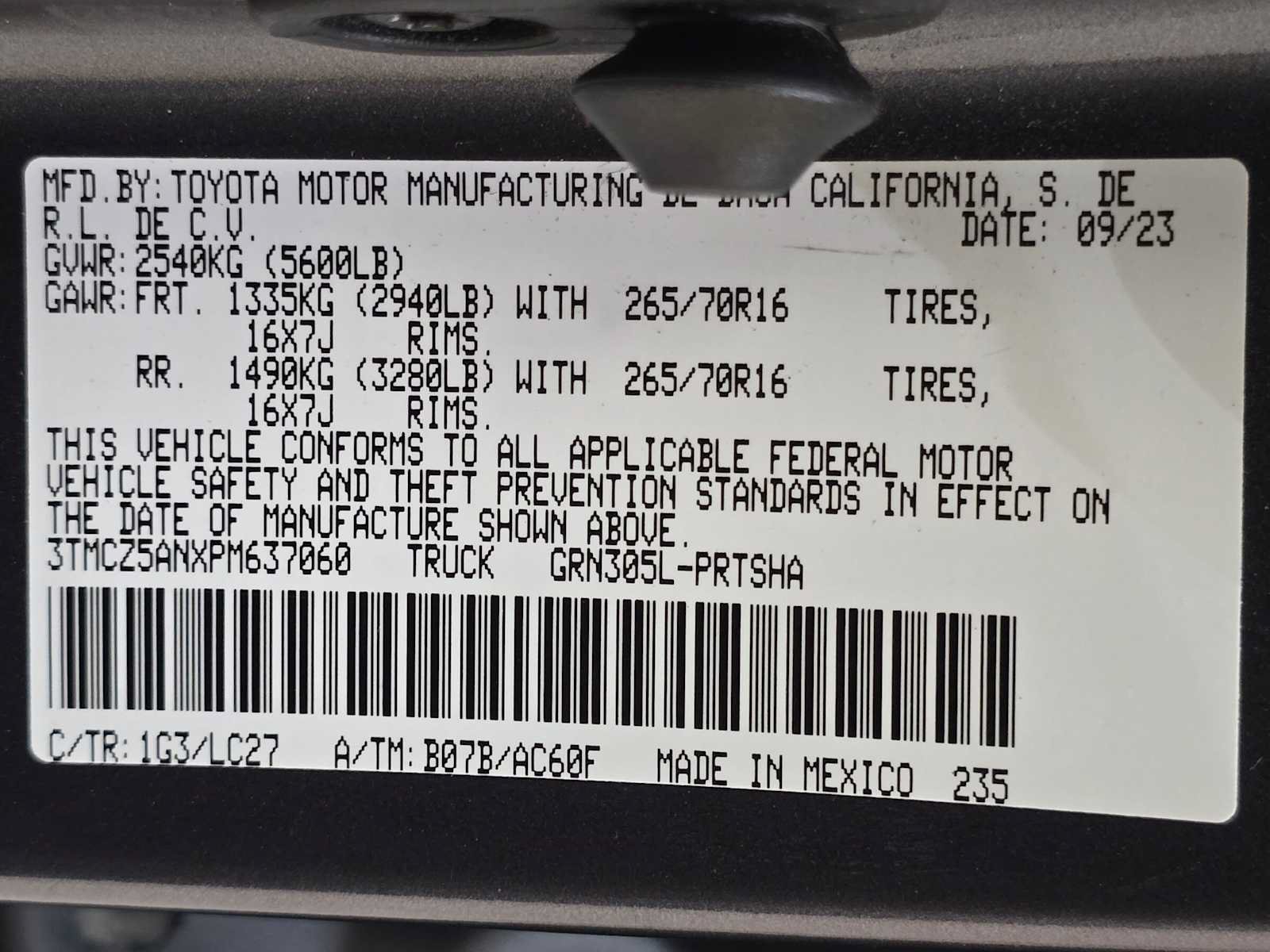 Certified 2023 Toyota Tacoma TRD Off-Road w/ TRD Premium Off Road Package AWD/4WD image 31