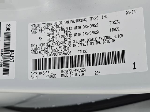 Used 2023 Toyota Tundra SR5 RWD image 35