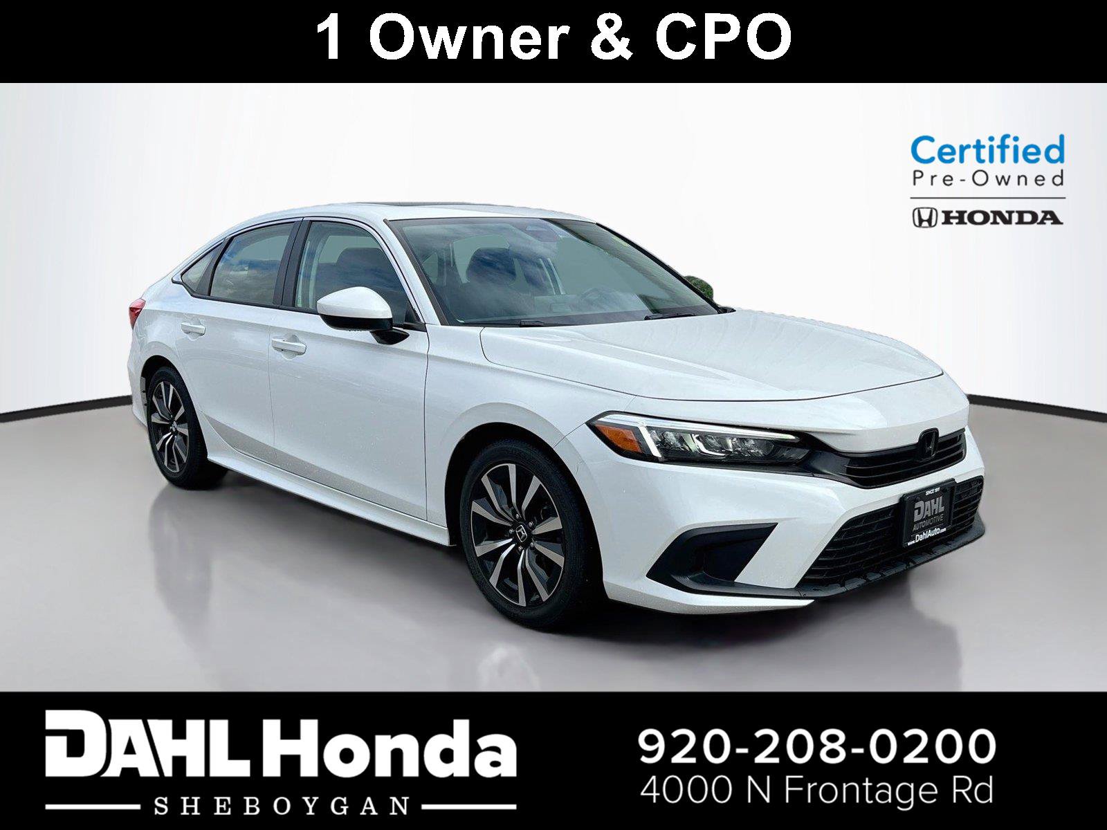 Certified 2022 Honda Civic EX image 1