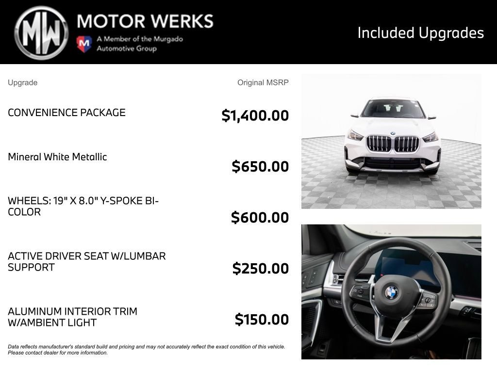 New 2026 BMW X1 xDrive28i w/ Convenience Package AWD/4WD image 4