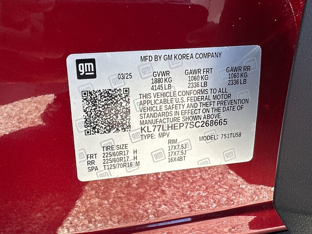 Certified 2025 Chevrolet Trax LT w/ Driver Confidence Package FWD image 16