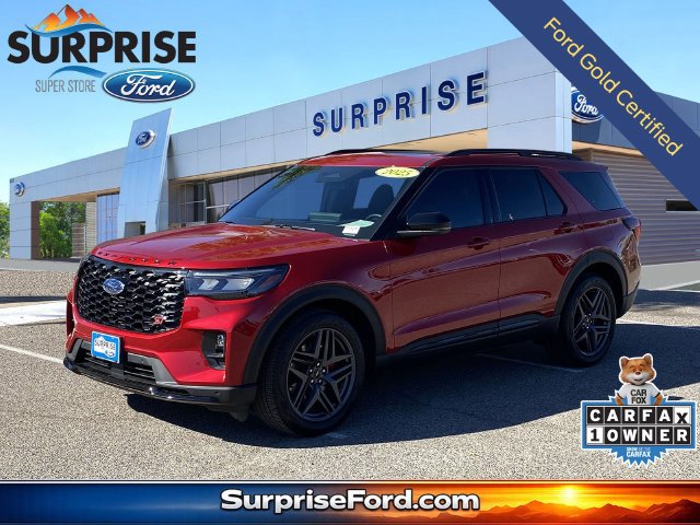 Certified 2025 Ford Explorer ST w/ Sun And Sound Package AWD/4WD 360° Tour