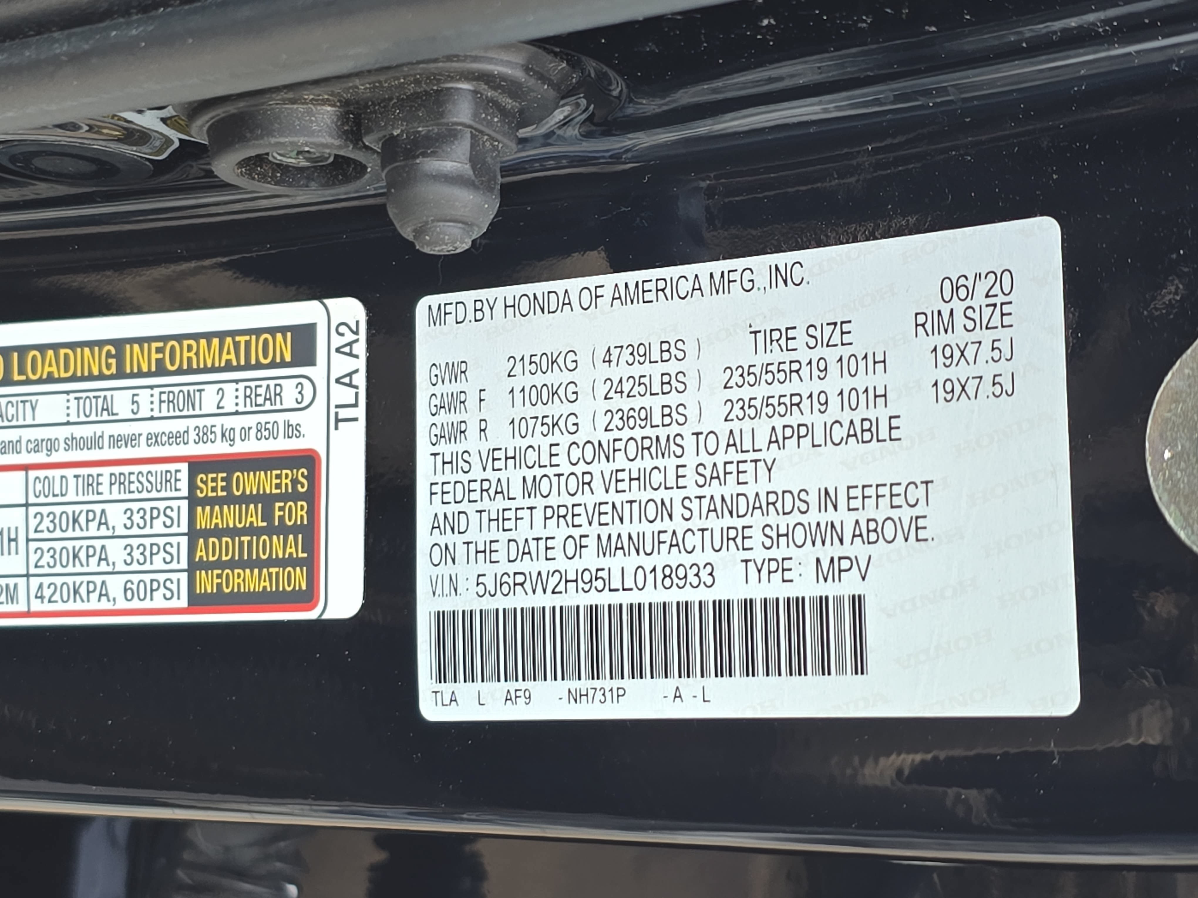 Used 2020 Honda CR-V Touring image 37