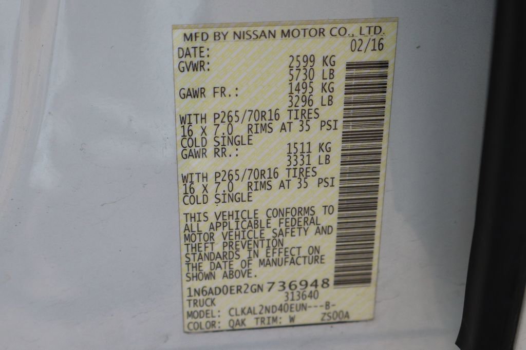 Used 2016 Nissan Frontier SV RWD image 46