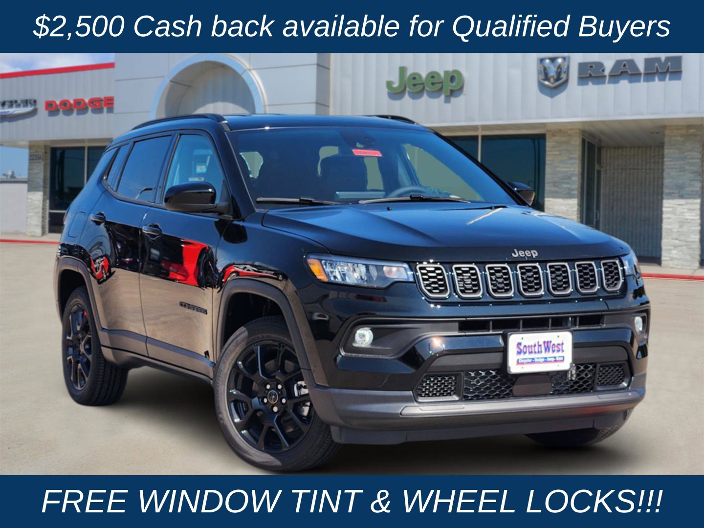 New 2026 Jeep Compass Latitude AWD/4WD 360° Tour