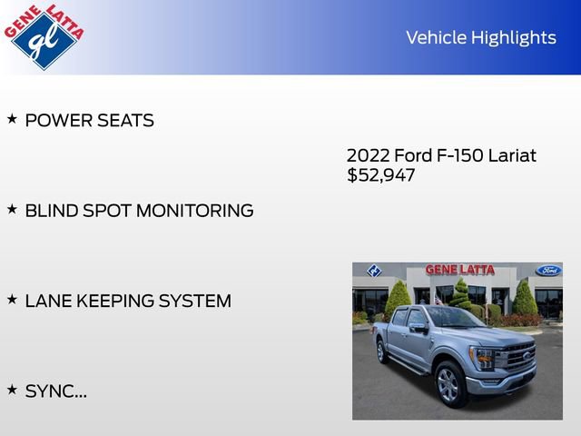 Certified 2022 Ford F150 Lariat w/ Max Trailer Tow Package AWD/4WD image 34