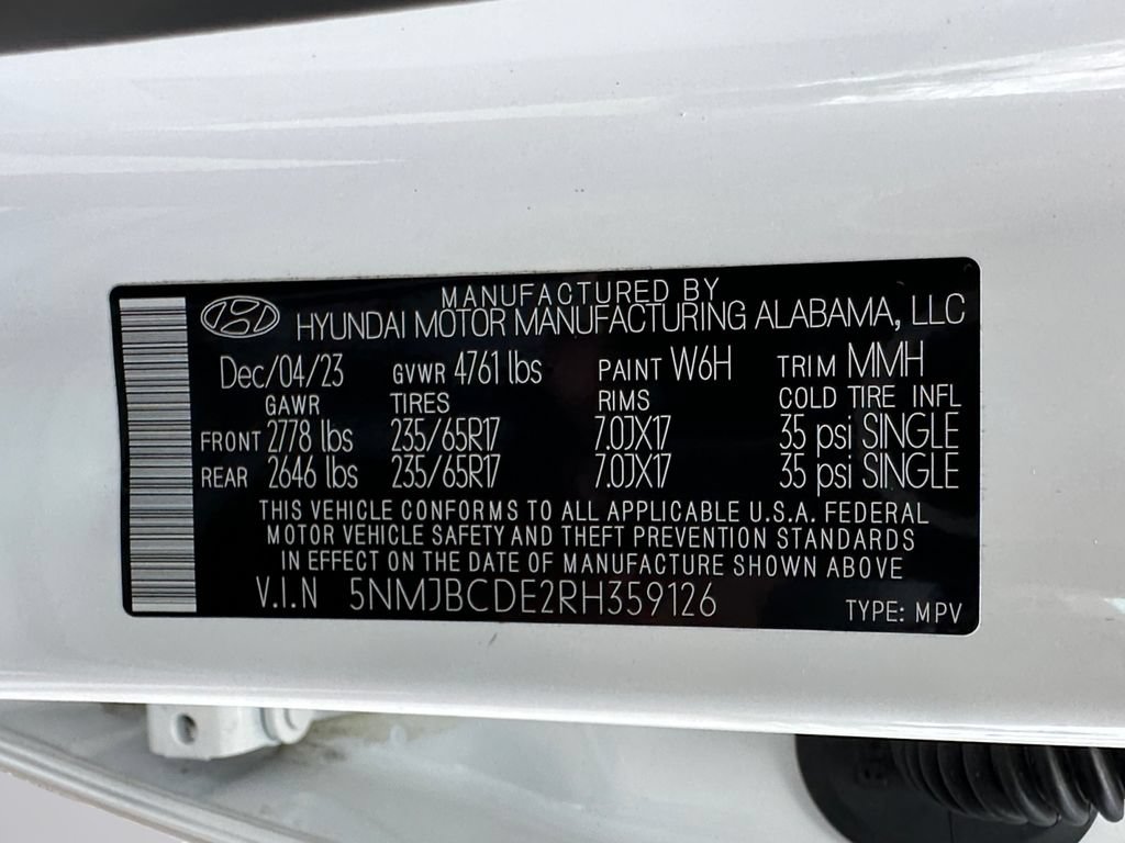 Used 2024 Hyundai Tucson SEL AWD/4WD image 16