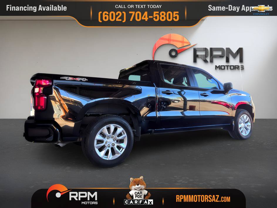 Used 2022 Chevrolet Silverado 1500 Custom w/ LPO, Dark Essentials Package AWD/4WD image 21