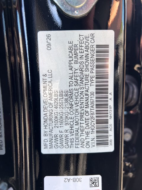 New 2026 Honda Accord Touring image 18