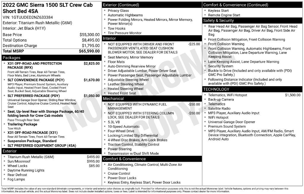 Certified 2022 GMC Sierra 1500 SLT AWD/4WD image 2