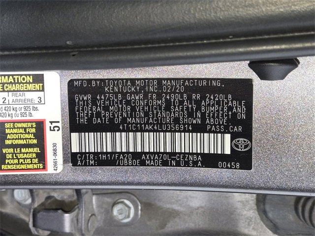 Used 2020 Toyota Camry LE image 27