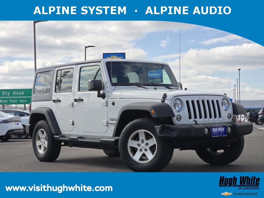 Used 2016 Jeep Wrangler Unlimited Sport w/ Quick Order Package 24S AWD/4WD image 1