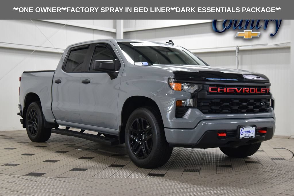 Used 2024 Chevrolet Silverado 1500 Custom w/ LPO, Dark Essentials Package