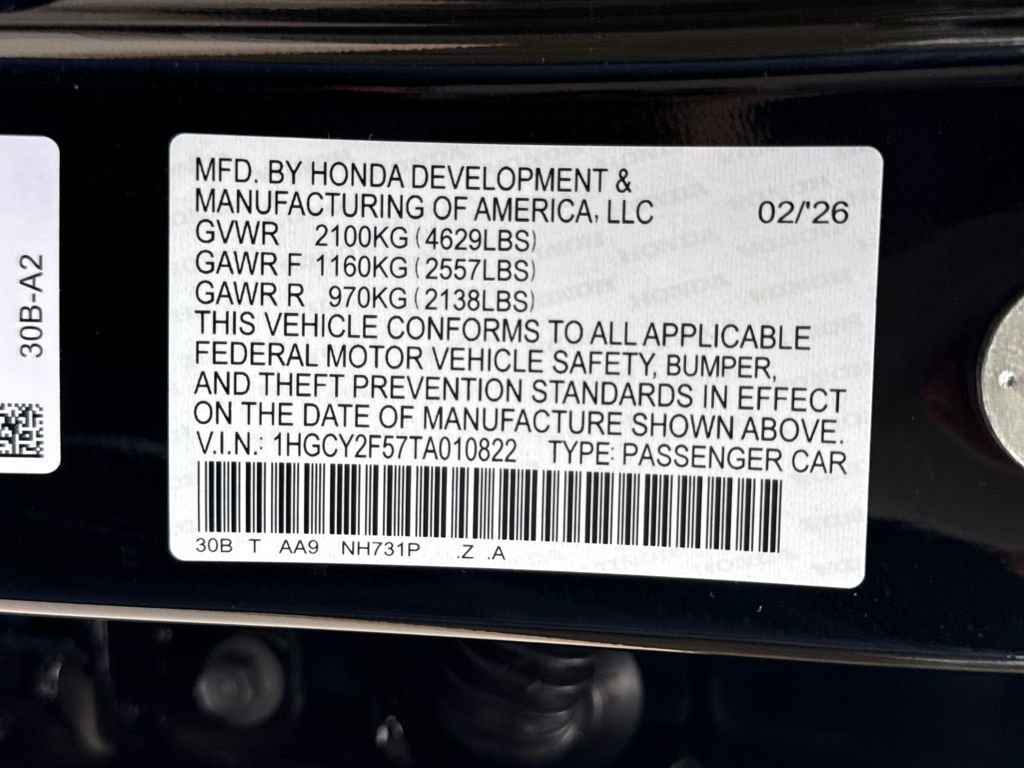 New 2026 Honda Accord Sport image 28