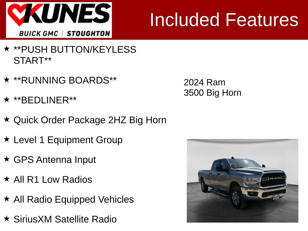 Used 2024 RAM 3500 Big Horn AWD/4WD image 3