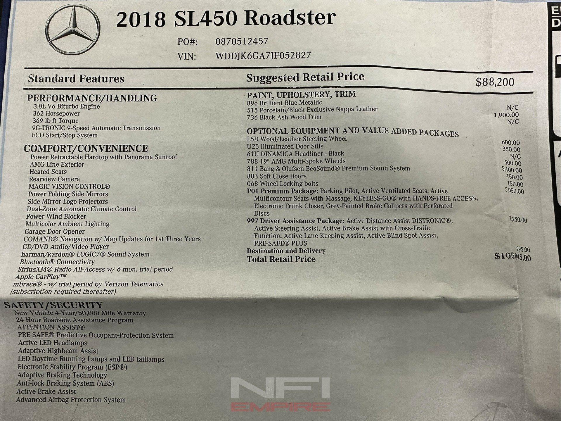 Used 2018 Mercedes-Benz SL 450 image 49