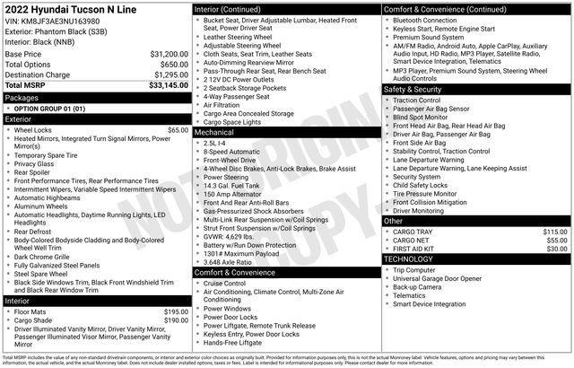 Used 2022 Hyundai Tucson N Line image 34