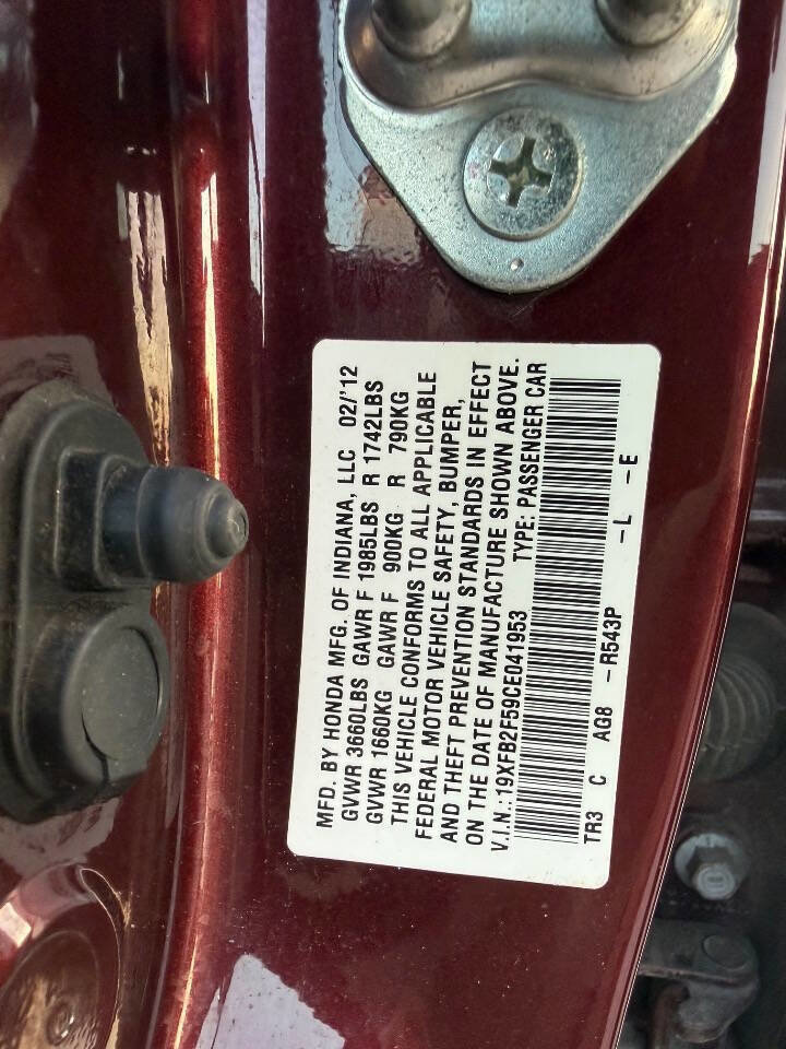 Used 2012 Honda Civic LX image 25