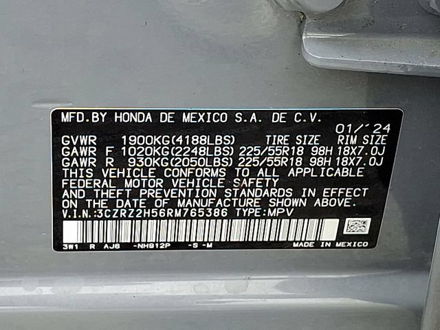 Certified 2024 Honda HR-V Sport image 25
