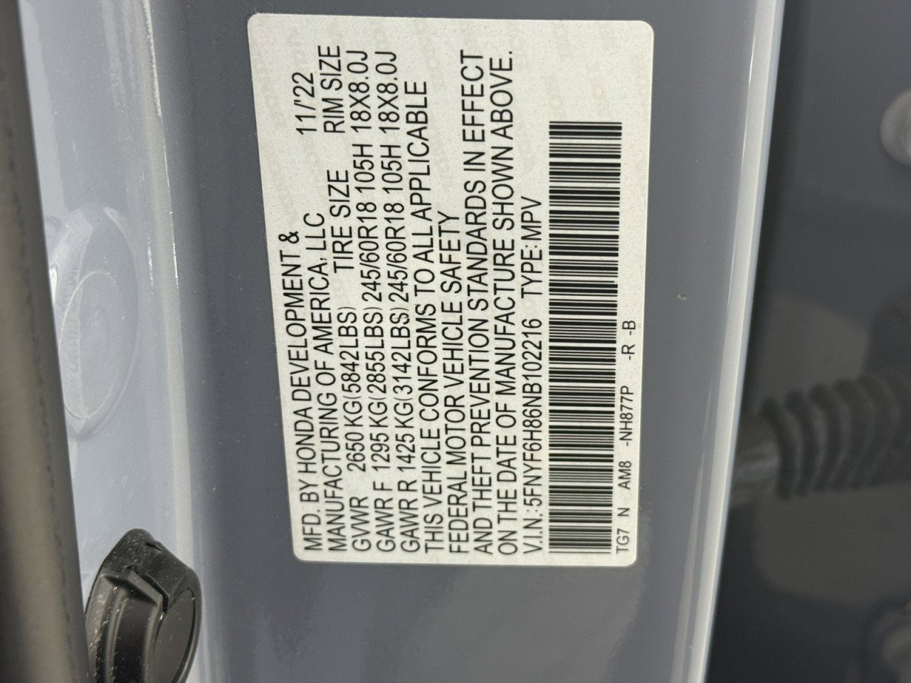 Used 2022 Honda Pilot TrailSport image 28