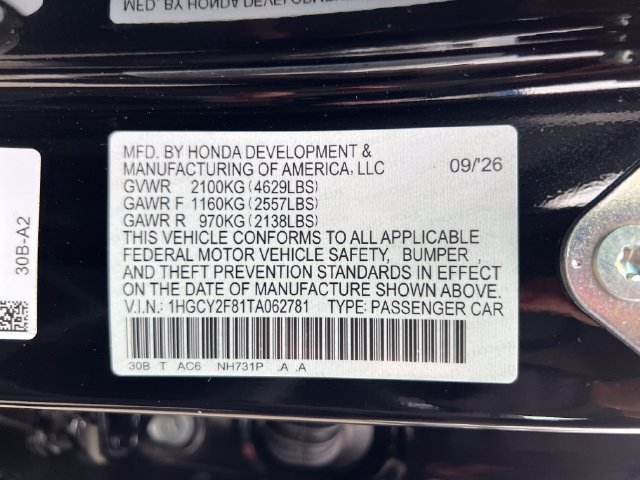 New 2026 Honda Accord Touring image 18