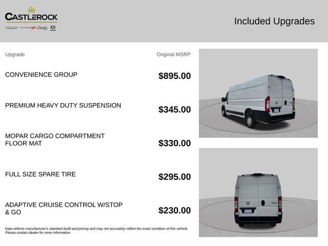 New 2026 RAM ProMaster 3500 w/ Convenience Group FWD image 4