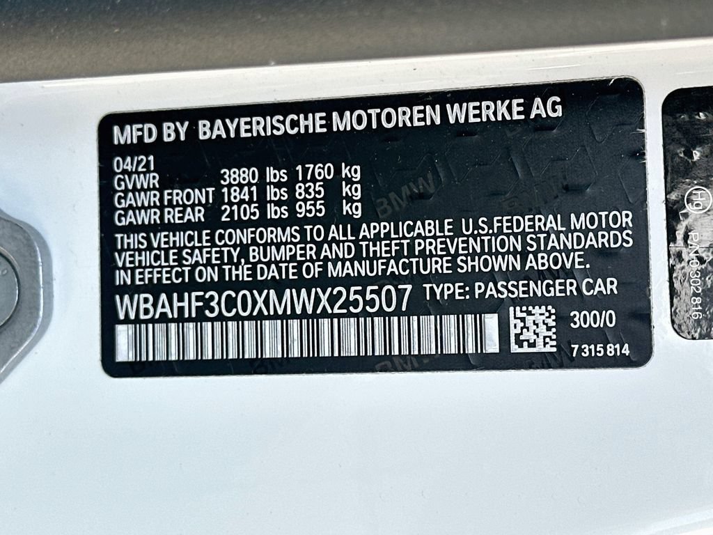 Used 2021 BMW Z4 sDrive30i w/ M Sport Package RWD image 29
